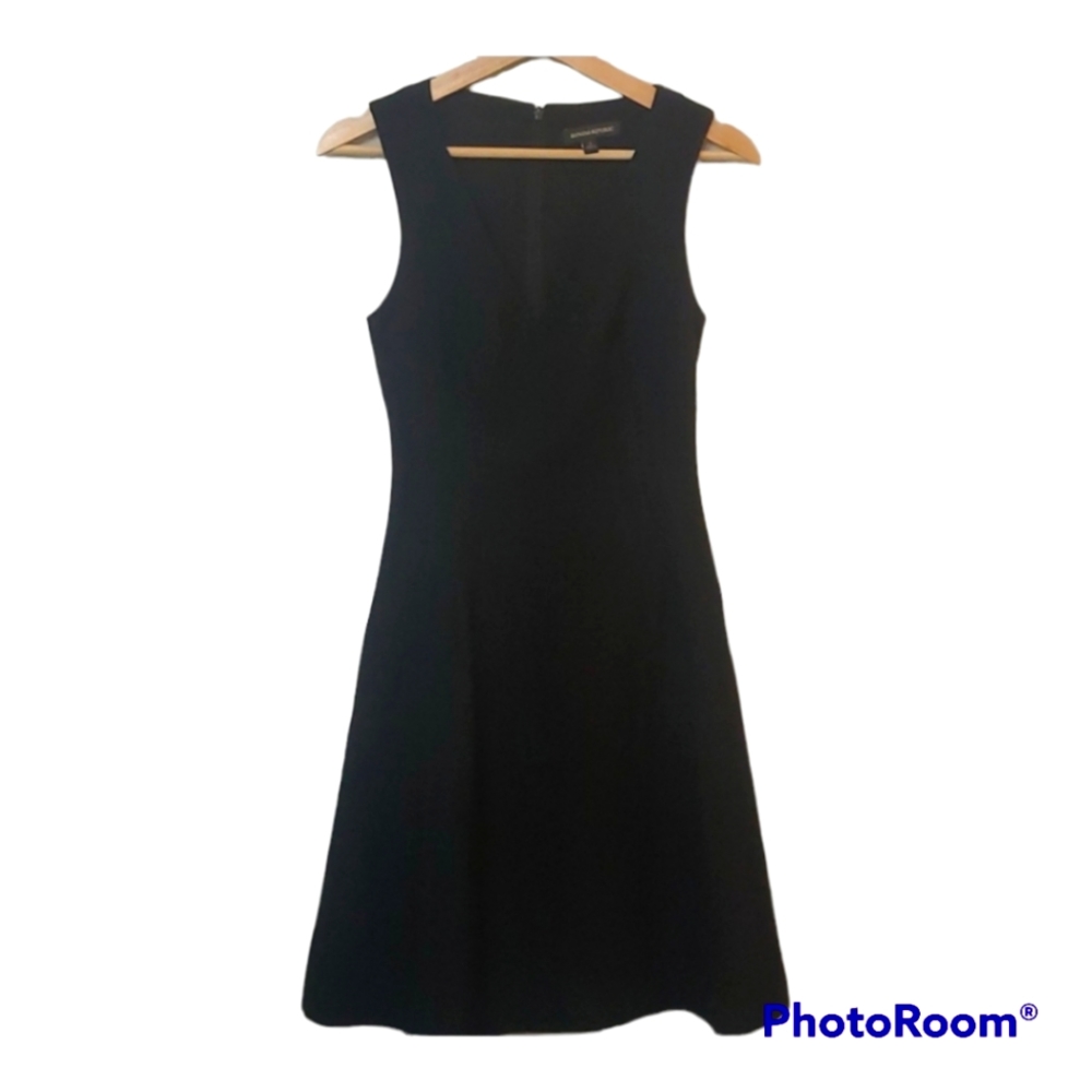 Banana Republic little black fit & flare dress